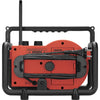 TBOXR AM/ FM TOUGH BOX UTILITY RADIO RED TRADESMAN PROOF - SANGEAN SANGEAN TOUBOXR
