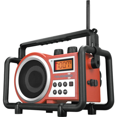 TBOXR AM/ FM TOUGH BOX UTILITY RADIO RED TRADESMAN PROOF - SANGEAN SANGEAN TOUBOXR