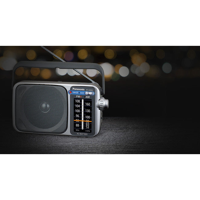 RF2400D AM/ FM PORTABLE RADIO AC/ DC PANASONIC PANASONIC RF-2400DGN-S