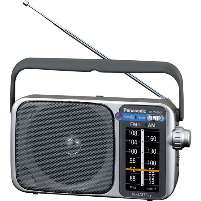 RF2400D - AM/ FM PORTABLE RADIO AC/ DC - PANASONIC - PANASONIC
