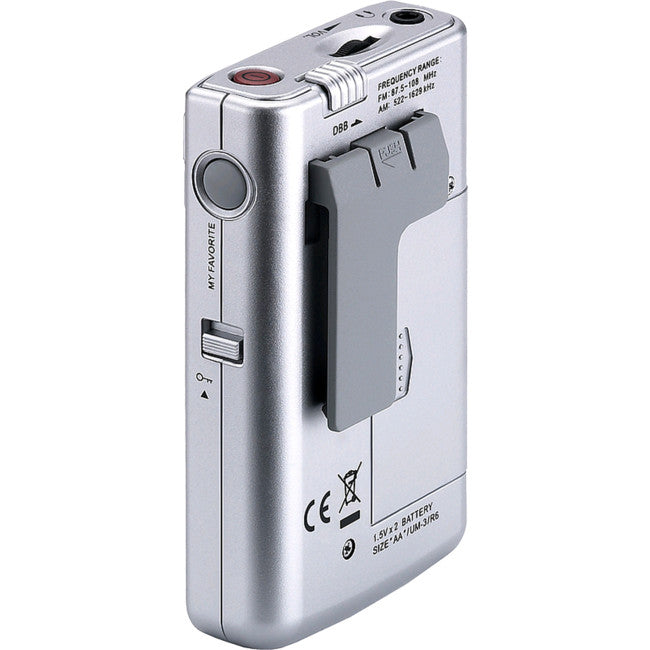 DT250 POCKET RADIO WITH SPEAKER EARPHONES BELTCLIP  SANGEAN SANGEAN DT250