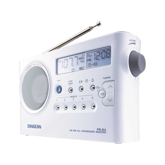 PRD4BK - AM/FM PORTABLE RADIO - BLACK - SANGEAN