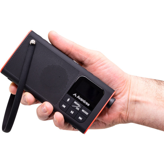 SP850 - BLUETOOTH PORTABLE FM RADIO - SPEAKER SD CARD LED BATTERY - AVANTREE