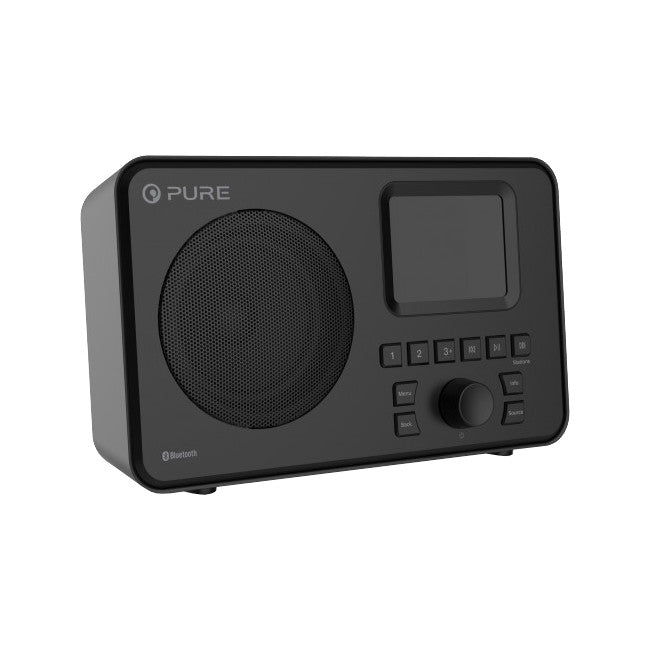 ELANONEBL PORTABLE DAB+ RADIO WITH USB BLACK PURE 248309