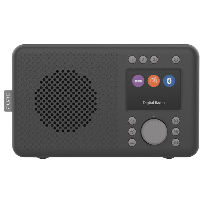 ELANDABCH PORTABLE DAB+ RADIO WITH BT CHARCOAL PURE 248479