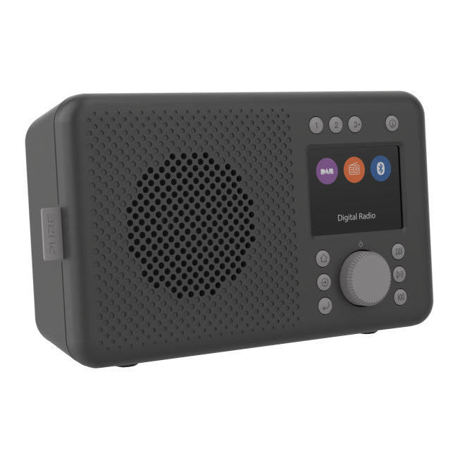 ELANDABCH PORTABLE DAB+ RADIO WITH BT CHARCOAL PURE 248479