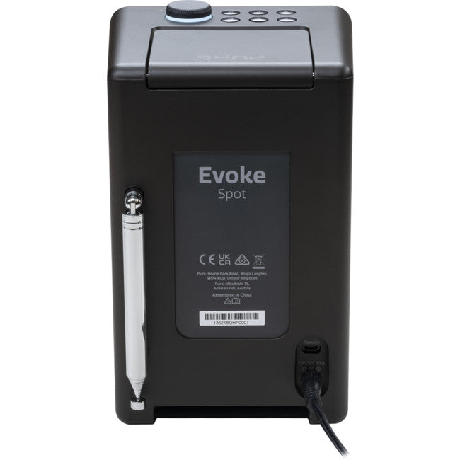 EVOKESPOTCB DAB+ INTERNET RADIO WITH BLUETOOTH COFFEE BLACK PURE 34590051