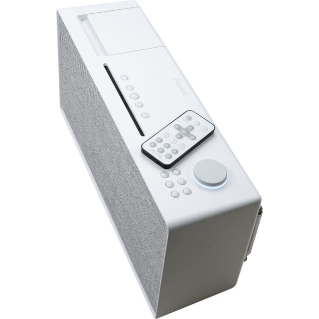 EVOKEHOMECW DAB+ INTERNET RADIO WITH CD PLAYER AND BLUETOOTH COTTON WHITE PURE 34590056