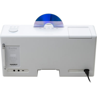 EVOKEHOMECW DAB+ INTERNET RADIO WITH CD PLAYER AND BLUETOOTH COTTON WHITE PURE 34590056