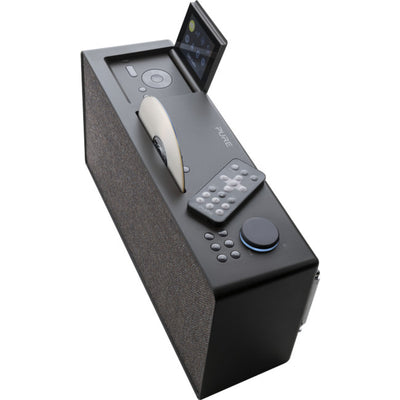 EVOKEHOMECB DAB+ INTERNET RADIO WITH CD PLAYER AND BLUETOOTH COFFEE BLACK PURE 34590058
