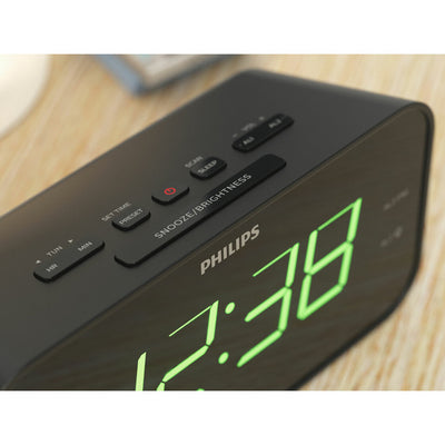 TAR3306 - LARGE DISPLAY CLOCK RADIO FM - PHILIPS - PHILIPS