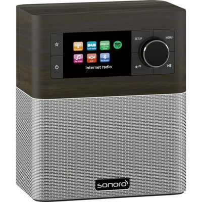 STREAM-O/S FM/DAB+ -INTERNET RADIO- WIFI BLUETOOTH - OAK / SILVER SONORO STREAM - OAK SILVER