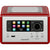 RELAX-RED FM/DAB+ -INTERNET RADIO- WIFI BLUETOOTH -ALARM CLOCK - RED SONORO 34595662