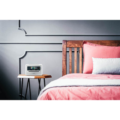 ELITE-WHT FM/DAB+ -INTERNET RADIO- WIFI CD -BLUETOOTH DUAL ALARM-WHITE SONORO ELITE - WHITE