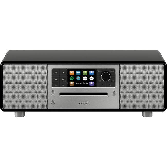 PRESTIGE-BLK 2-WAY BLACK CD MUSIC SYSTEM FM/DAB+ / WIFI / BLUETOOTH SONORO PRESTIGE BLACK