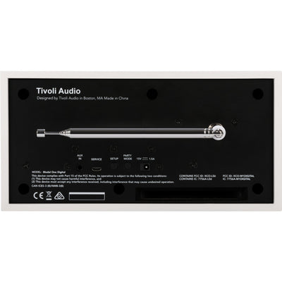 M1DP1739EU MODEL ONE DIGITAL GEN1 DAB+ FM/BT/WiFi - WHITE/GREY TIVOLI AUDIO M1DP-1739 EU