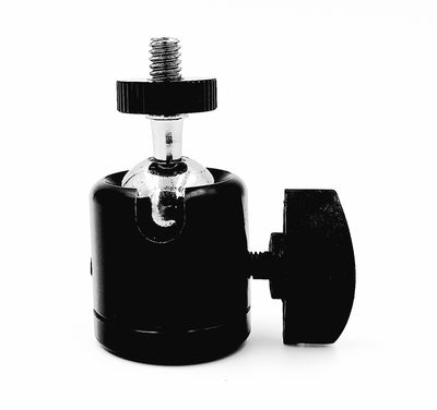 360 Degree Rotating Swivel Ball Head 1/4" to 3/8" Thread Mic Stand Mount Adapter