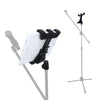 360° Phone Tablet Mount Clamp Holder For Microphone Mic or Camera Stand 3/8" or 1/4" Thread