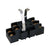 WJ1522ZA SCREW TERMINAL RELAY BASE SOCKET - 2 POLE - VERTICAL WANJIA WJ152-2Z-A