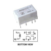 FBR46ND24 24V DC 1A MICRO MINI RELAY DOUBLE POLE DOUBLE THROW FUJITSU 6446ND024