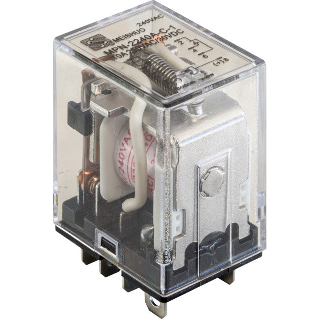 RET208A 240V AC 10A DOUBLE POLE RELAY 10A 250V AC / 30V DC RET-208A