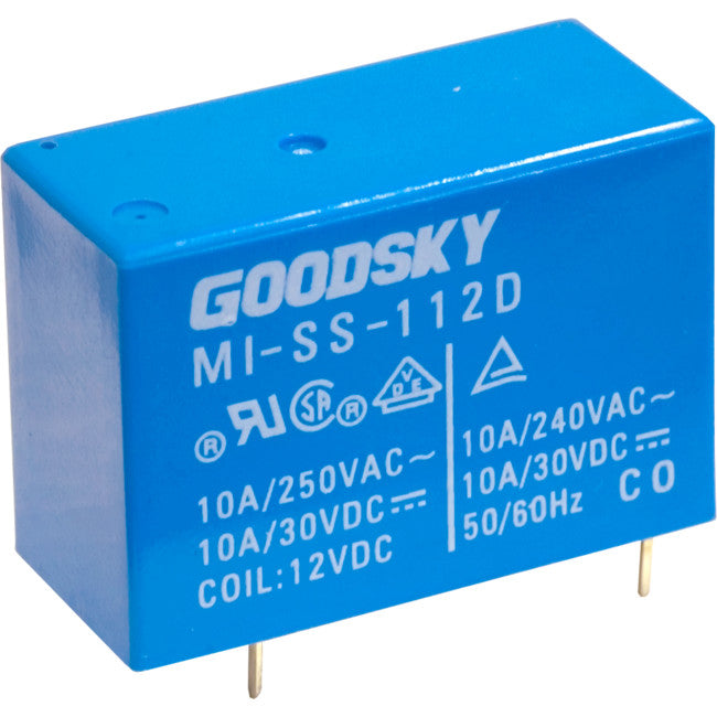 MISS112D 12V DC 10A SINGLE POLE RELAY GOODSKY MI-SS-112D