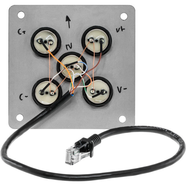 CRM51S VANDAL PROOF IR REMOTE PANEL 5 BUTTONS ON A SQUARE PLATE RPG 5BVPP-S