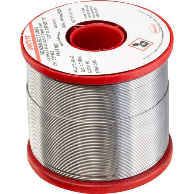 22500MCS 60/40 500G 0.71MM SOLDER 60% TIN, 40% WHILE STOCK LAST LOCTITE MC084