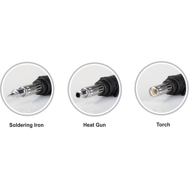 GSP3K - PRO GAS SOLDERING IRON KIT - SOLDERING TORCH HOT AIR 3IN1 - DOSS