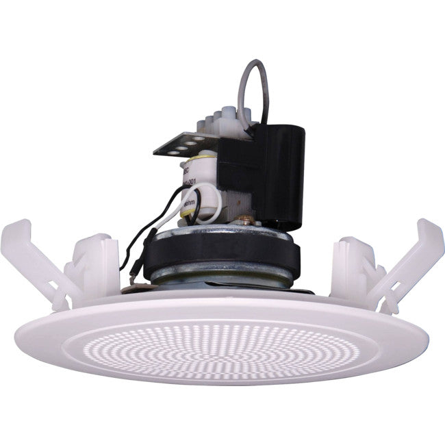 SPP1005 4" 100V LINE SPEAKER & GRILLE ONESHOT WHITE REDBACK C2168C