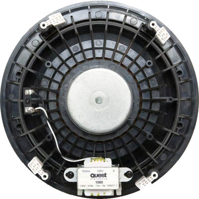 QTC1080I 8" 20W 100V CEILING SPEAKER WITH MAGNETIC RIMLESS GRILL QUEST QTC1080I