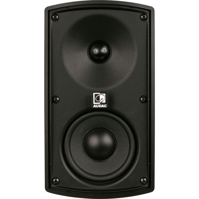 ATEO4B 4" TWO WAY 8 OHM -100V SPEAKER CLEVERMOUNT DESIGN - BLACK AUDAC ATEO 4 BLACK