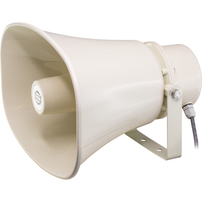 SC30AH - 30W 100V HORN SPEAKER IP66 - SQUARE ABS U SHAPE BRACKET - SHOW