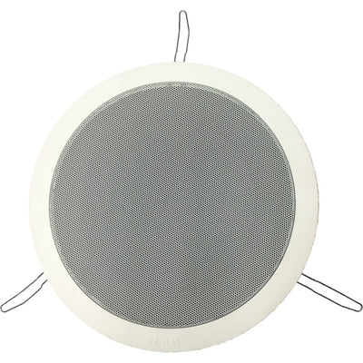 PC668RC WHITE 15W 8" DUALCONE EVAC SPK METAL GRILL & SPRING CATCH TOA 487286