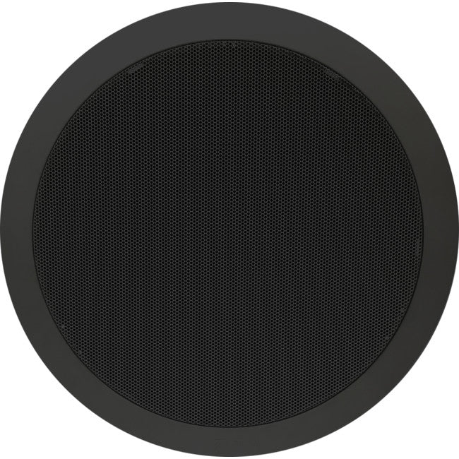 PC668BK BLACK 15W 8" DUALCONE EVAC SPK METAL GRILL & SPRING CATCH-TOA TOA 487626