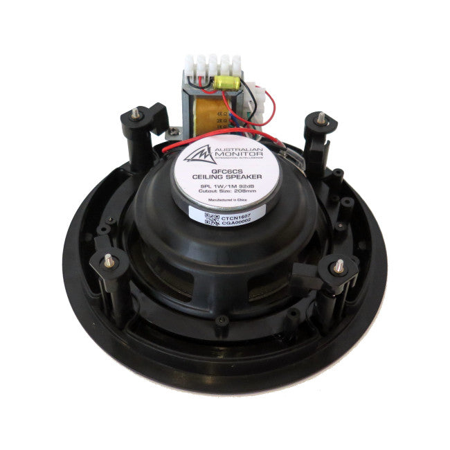 QFC6CS 6" 100V 2 WAY CEILING SPEAKER 20W - AUSTRALIAN MONITOR AUSTRALIAN MONITOR QFC6CS