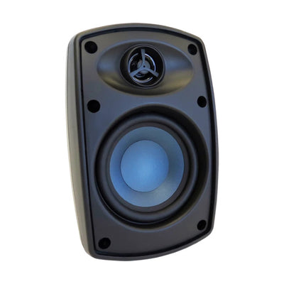 FLEX15B BLACK WALL MOUNT 15W 100V SPK 8 OHM BYPASS AUSTRALIAN MONITOR AJ-FLEX15B