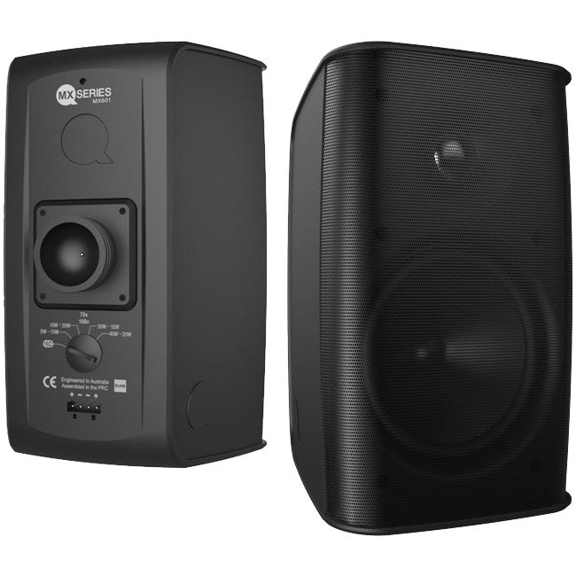 MX801B 8" 2 WAY IP67 BOX SPEAKER 16 OHM - 100V  BLACK  QUEST QUEST MX-801B