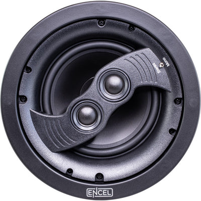 EC6S 100W SINGLE STEREO 6.5" 2 WAY IN-CEILING SPEAKER ADJUSTABLE TWEETERS ENCEL 39811190