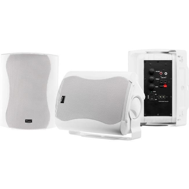 CLASS5AW 5" ACTIVE BOX SPEAKERS WHITE WINTAL 40W RMS 90W MAX WINTAL B-5A