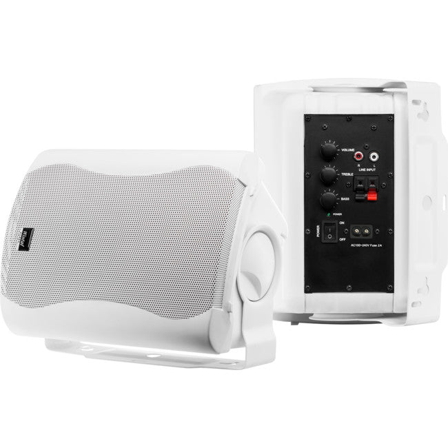 CLASS5AW 5" ACTIVE BOX SPEAKERS WHITE WINTAL 40W RMS 90W MAX WINTAL B-5A