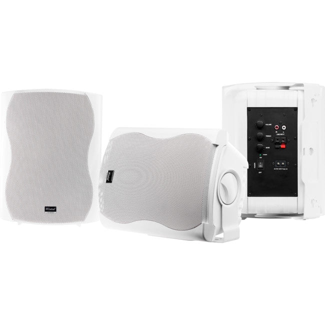 CLASS6AW 6.5" ACTIVE BOX SPEAKERS WHITE WINTAL 60W RMS 130W MAX WINTAL B-6A