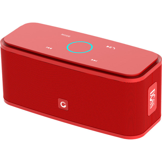 DS1681RED SOUNDBOX BLUETOOTH SPEAKER TOUCH BT4.0 HD PORTABLE RED DOSS DS1681