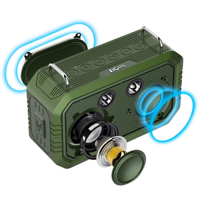 WB60GRN TRAVELLER BLUETOOTH SPEAKER 20W WATERPROOF BT4.0 GRN DOSS WB60