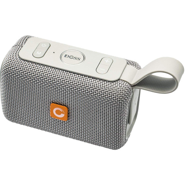 WB97GRY E-GO BLUETOOTH SPEAKER IPX6 WATERPROOF GREY DOSS WB97