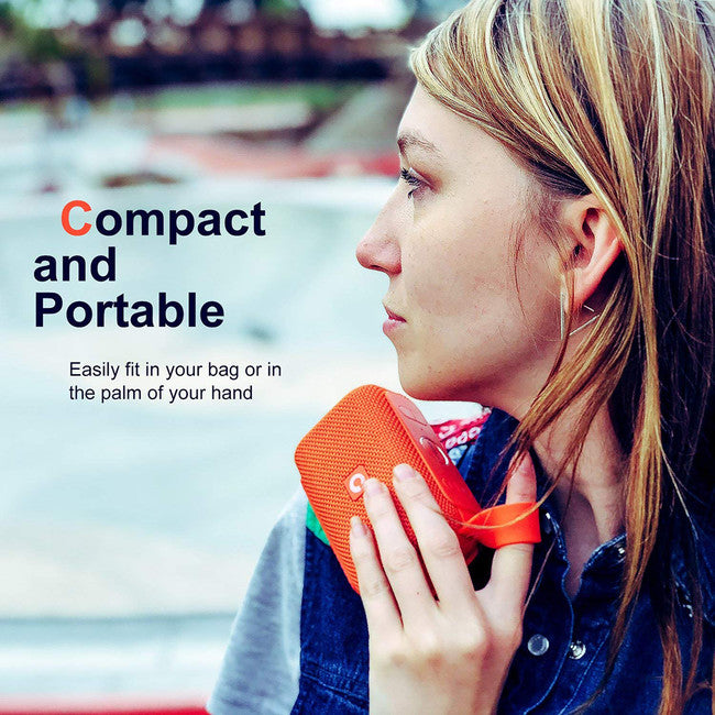 WB97BLU E-GO BLUETOOTH SPEAKER IPX6 WATERPROOF BLUE DOSS WB97