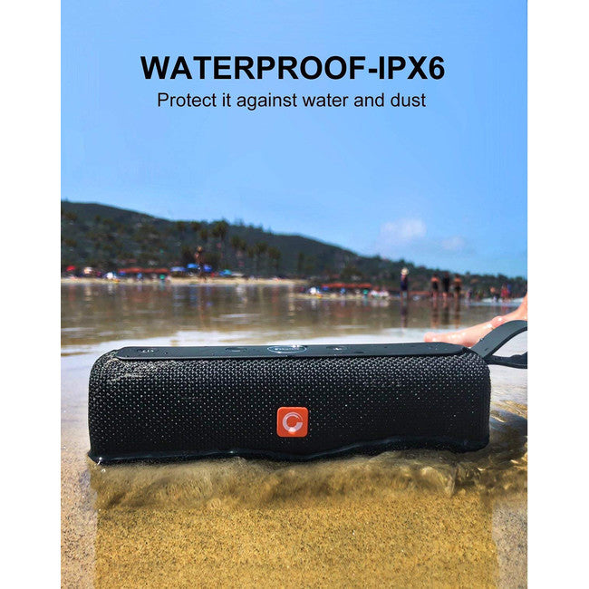 WB96GREY E-GO II BLUETOOTH SPEAKER IPX6 WATERPROOF DOSS WB96