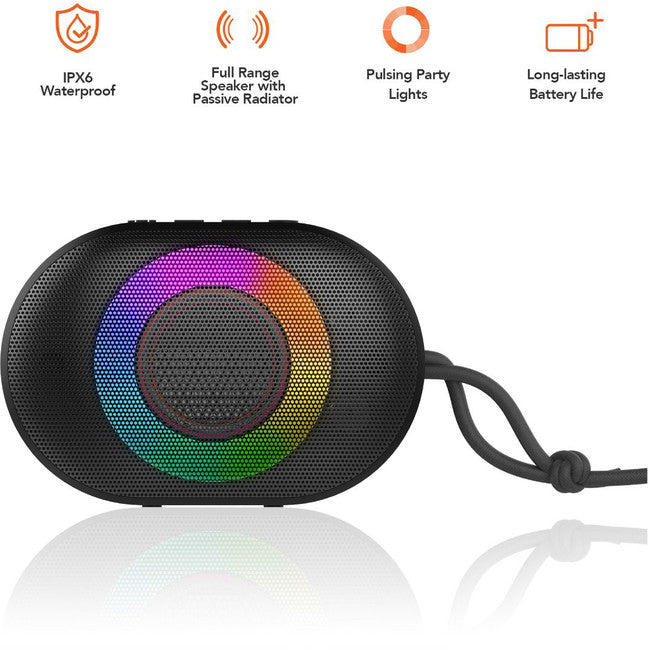BSPB1 RGB BLUETOOTH PARTY SPEAKER BUMP B1 MBEAT MB-BSP-B1