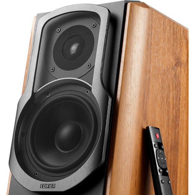 S1000MKII 120W BLUETOOTH STUDIO SPEAKERS ACTIVE BOOKSHELF BROWN EDIFIER SPE-S1000MKIII