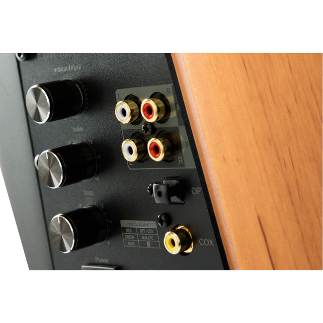 S1000MKII 120W BLUETOOTH STUDIO SPEAKERS ACTIVE BOOKSHELF BROWN EDIFIER SPE-S1000MKIII